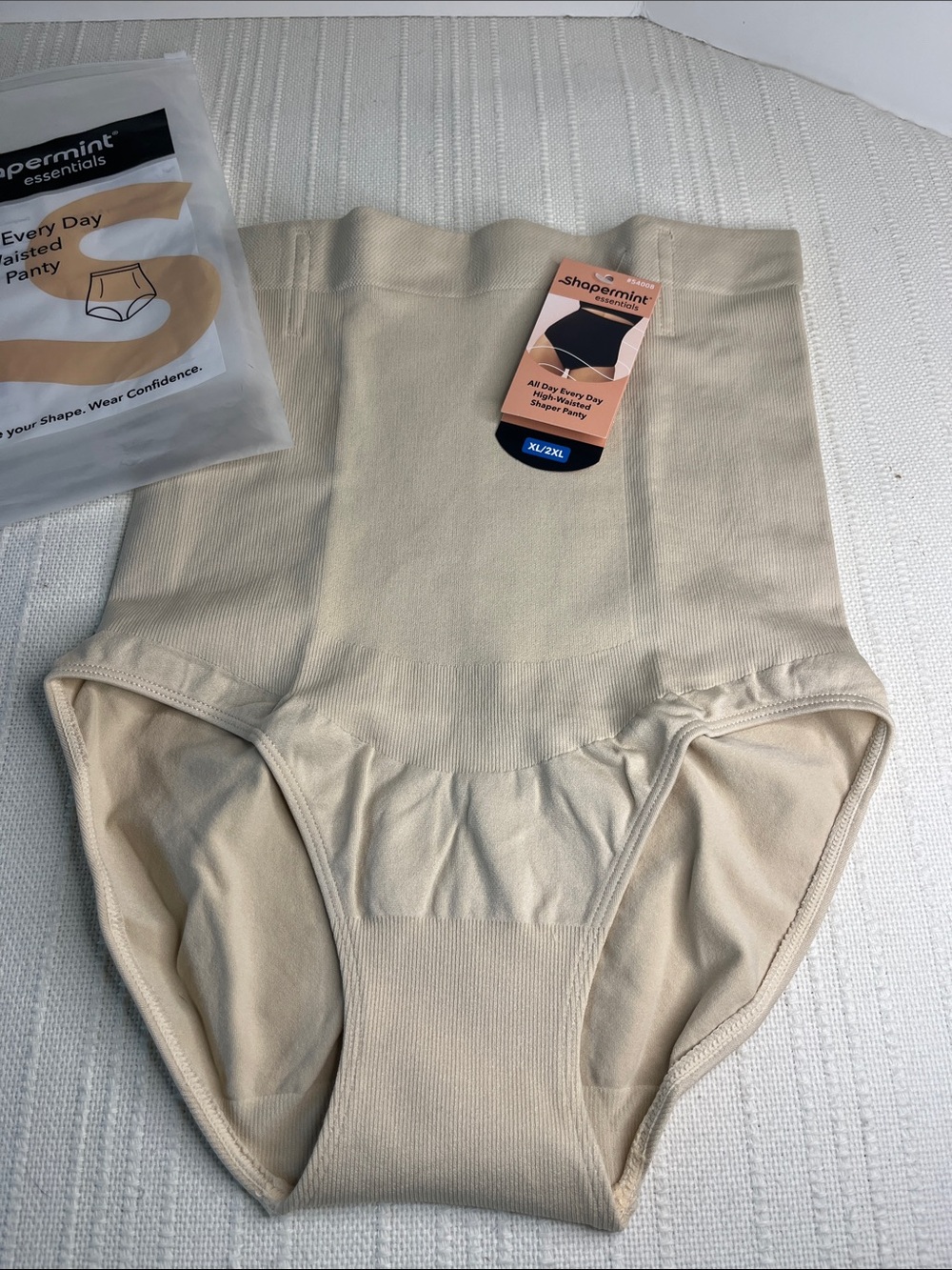 Shapermint: All day Every day Beige High-Waisted Shaper Panties, new with tags